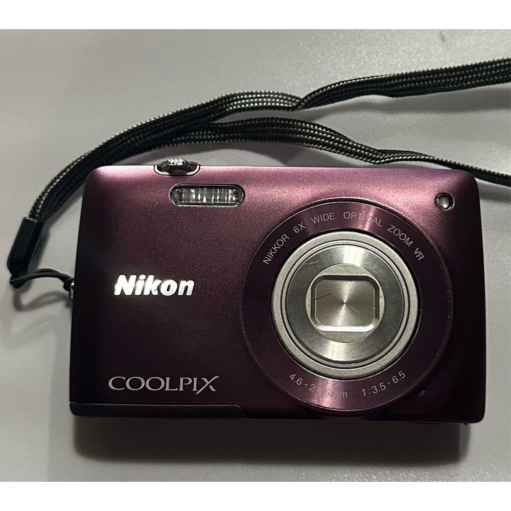 Nikon Coolpix Compact Digital Camera - Purple